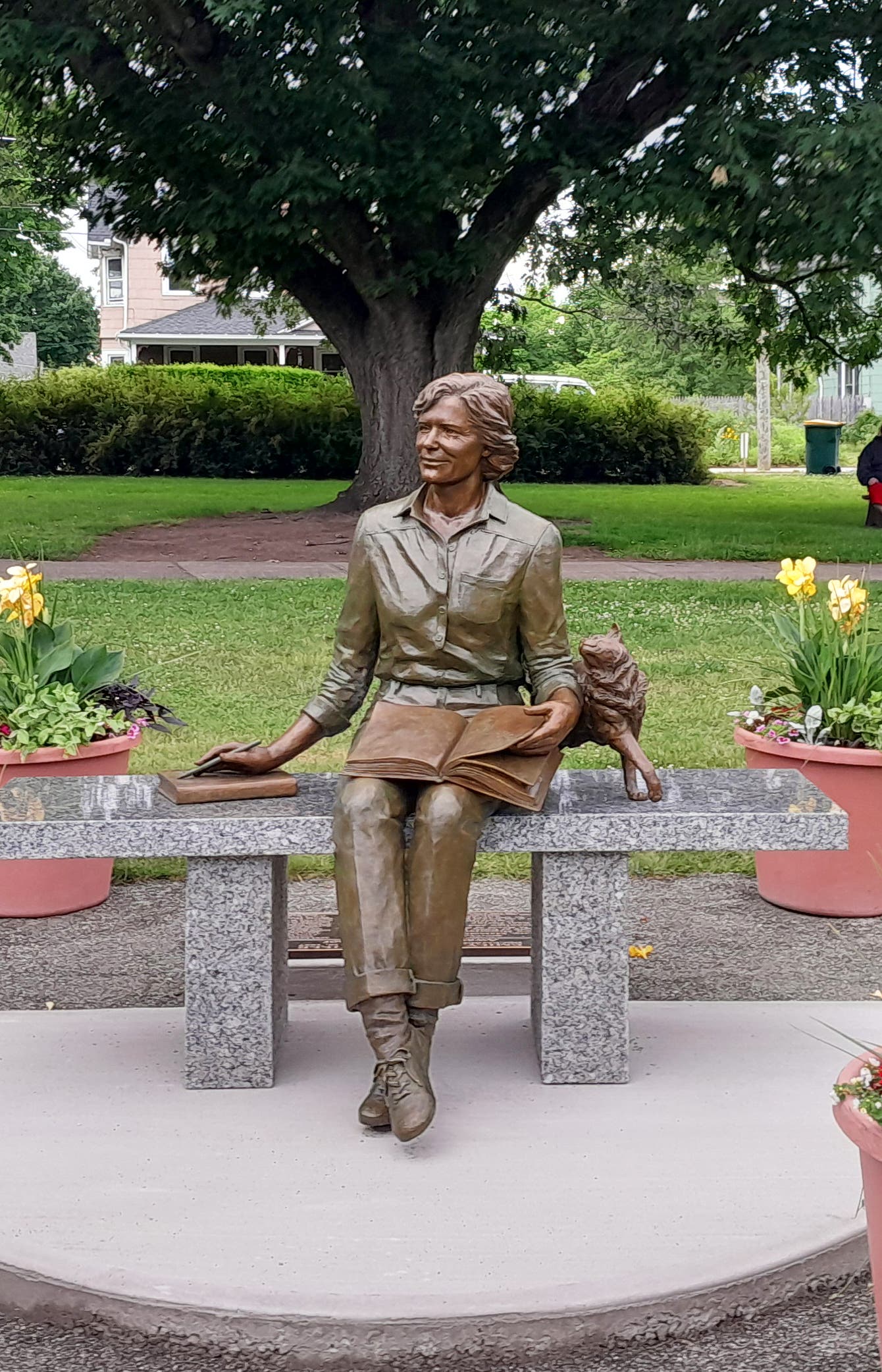 The Emily Cheney Neville sculpture.